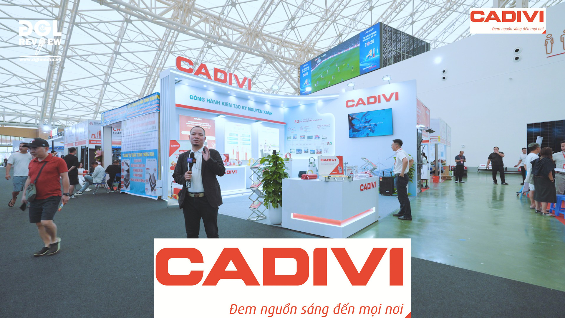 Tham quan gian hàng cáp điện thương hiệu CADIVI